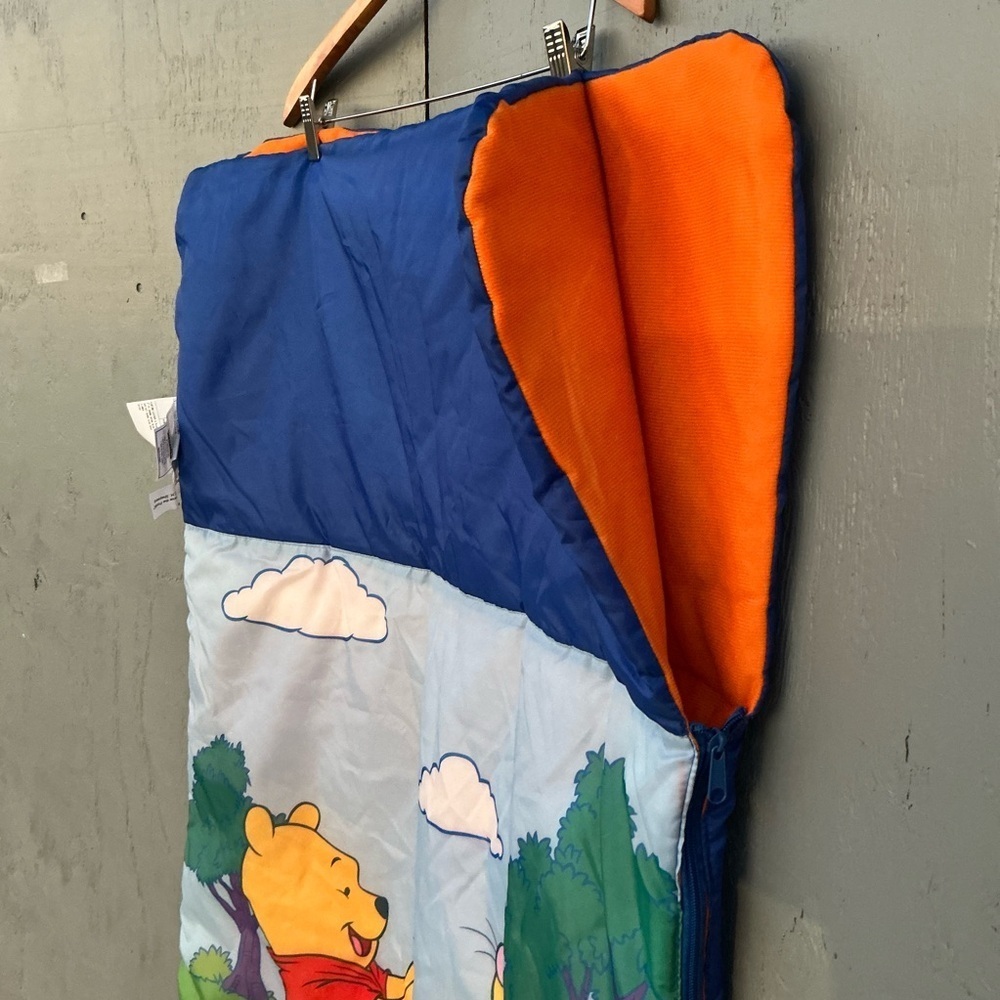 Vintage Winnie the Pooh Tigger Kids Sleeping Bag Camping Playhut 27"x56" - Picture 6 of 9